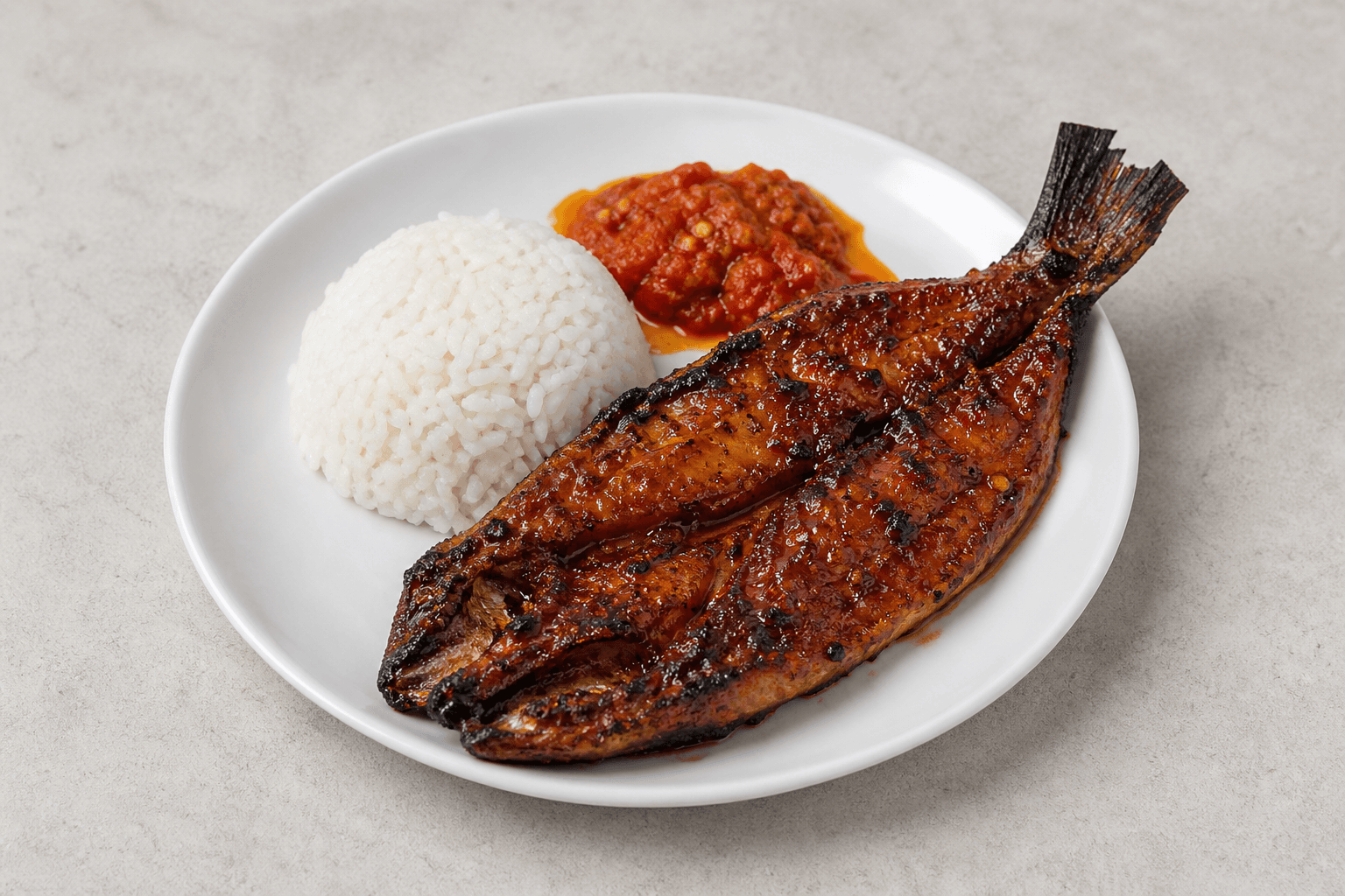Photorealistic Ikan bakar style 041 P09 food image by VDAMO