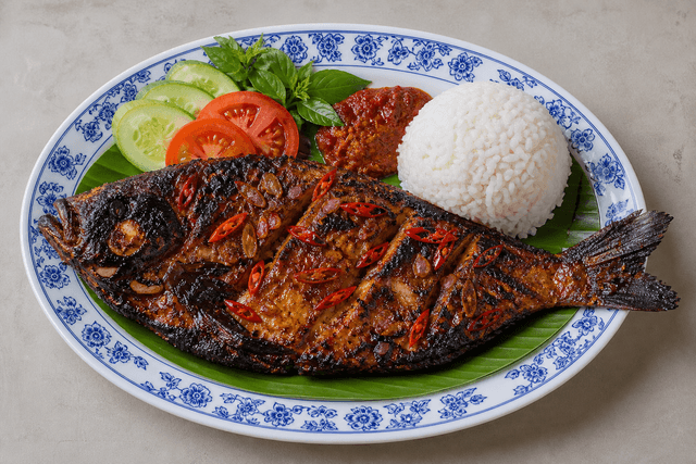 Photorealistic Ikan bakar style 101 P03 food image by VDAMO