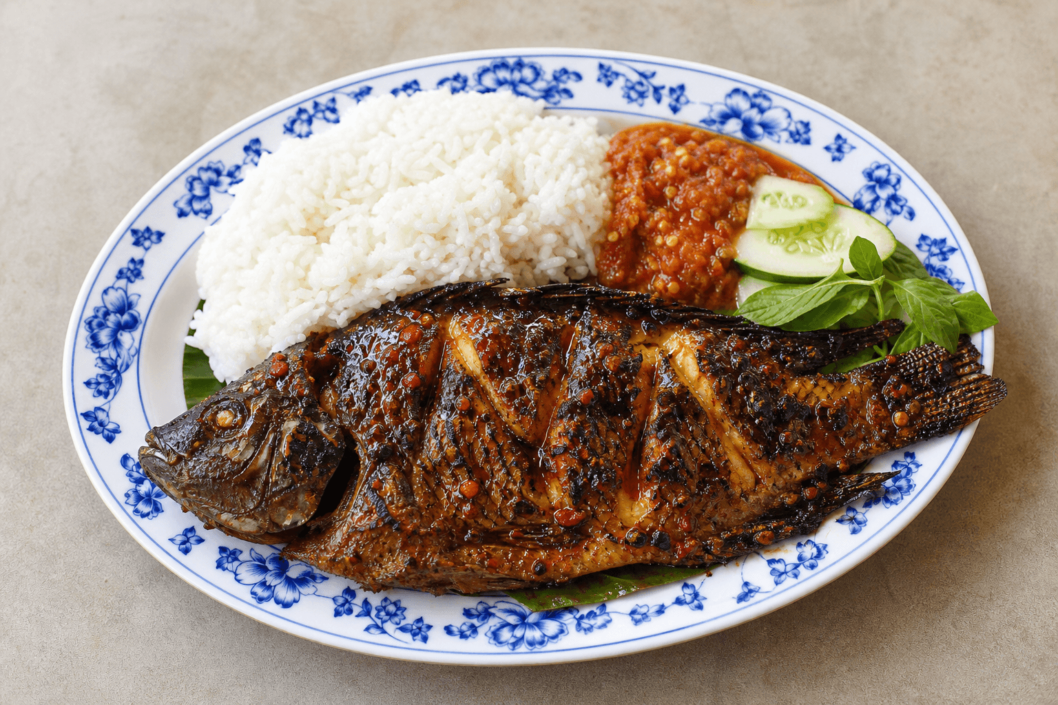 Imagen de comida VDAMO: Ikan bakar estilo 125 P03