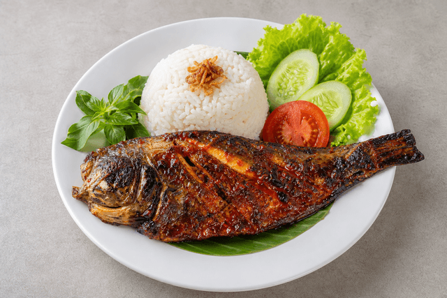Photorealistic Ikan bakar style 137 P01 food image by VDAMO