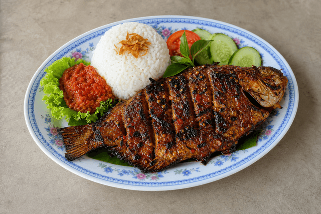 Photorealistic Ikan bakar style 137 P03 food image by VDAMO