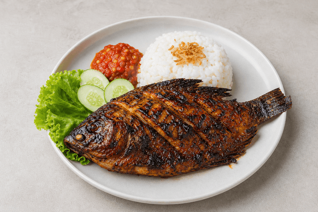 Photorealistic Ikan bakar style 137 P04 food image by VDAMO