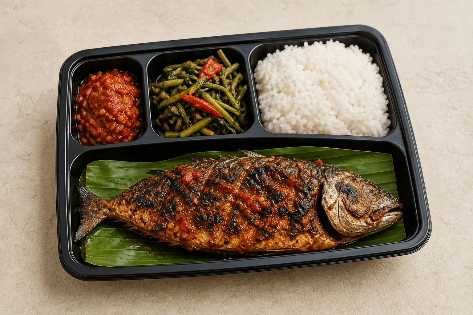 Photorealistic Ikan bakar style 161 P08 food image by VDAMO