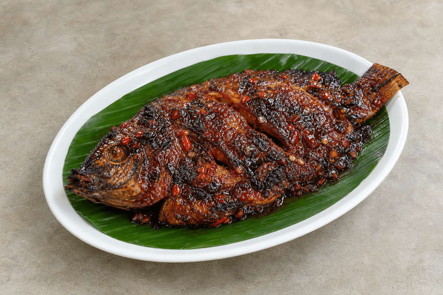 Photorealistic Ikan bakar style 173 P03 food image by VDAMO