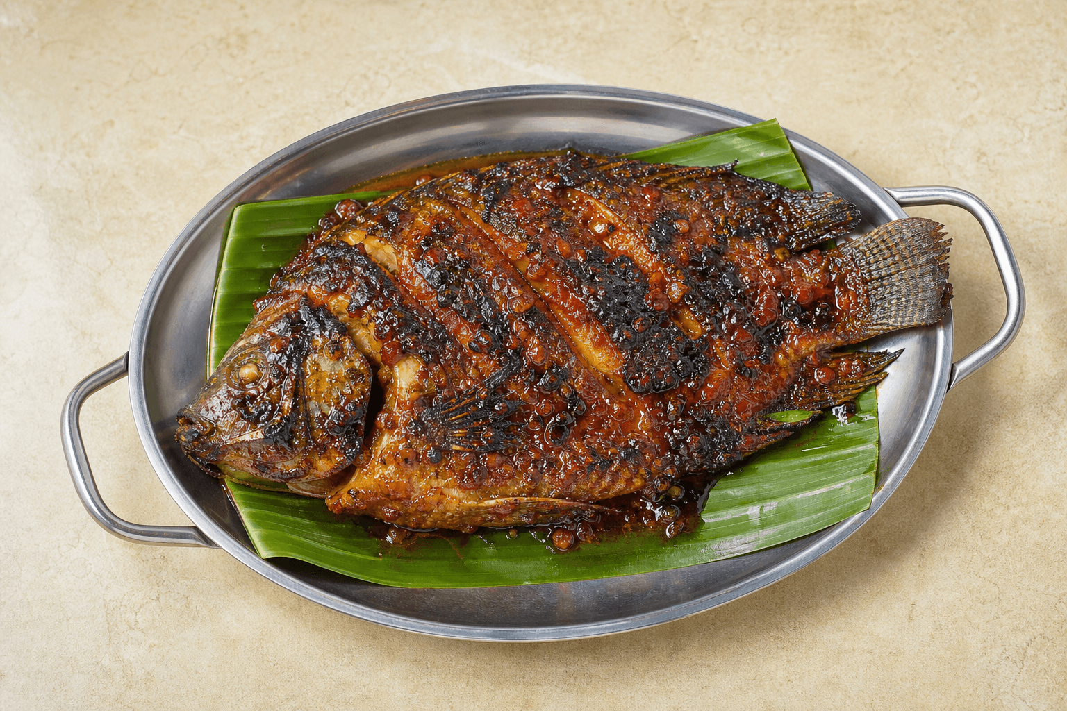 Photorealistic Ikan bakar style 173 P05 food image by VDAMO