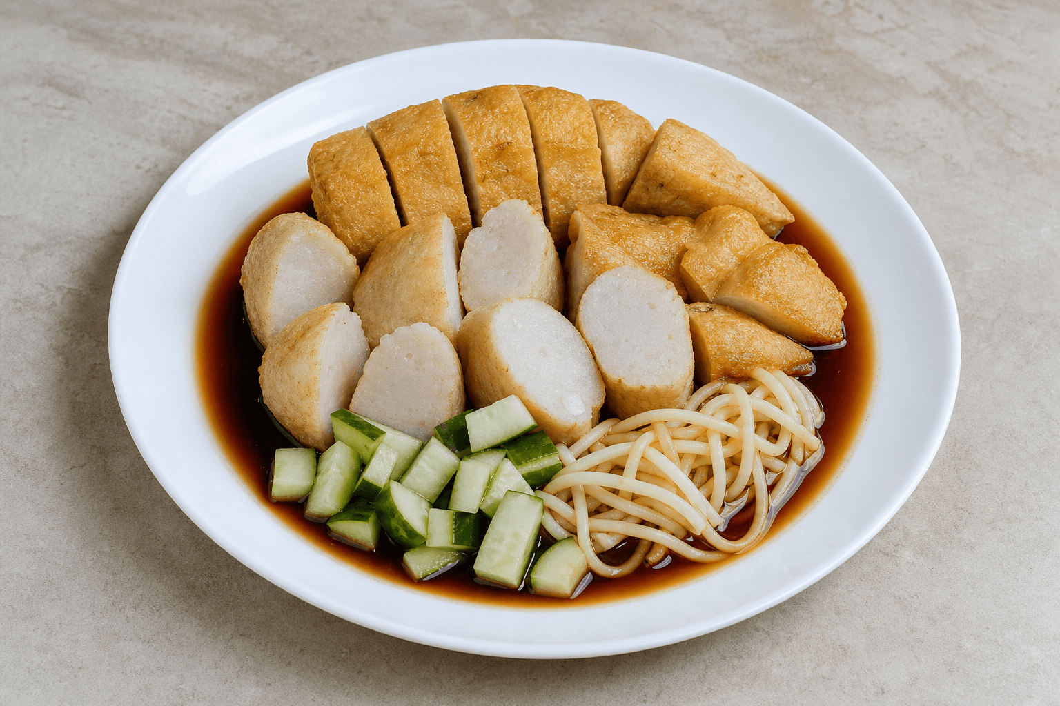 Photorealistic Pempek menu-main p01 food image by VDAMO