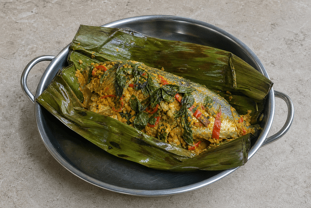 Photorealistic Pepes ikan menu-main p05 food image by VDAMO