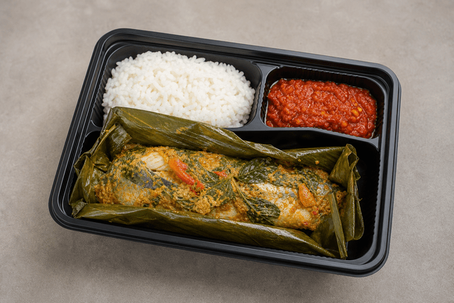 Photorealistic Pepes ikan menu-main p06 food image by VDAMO