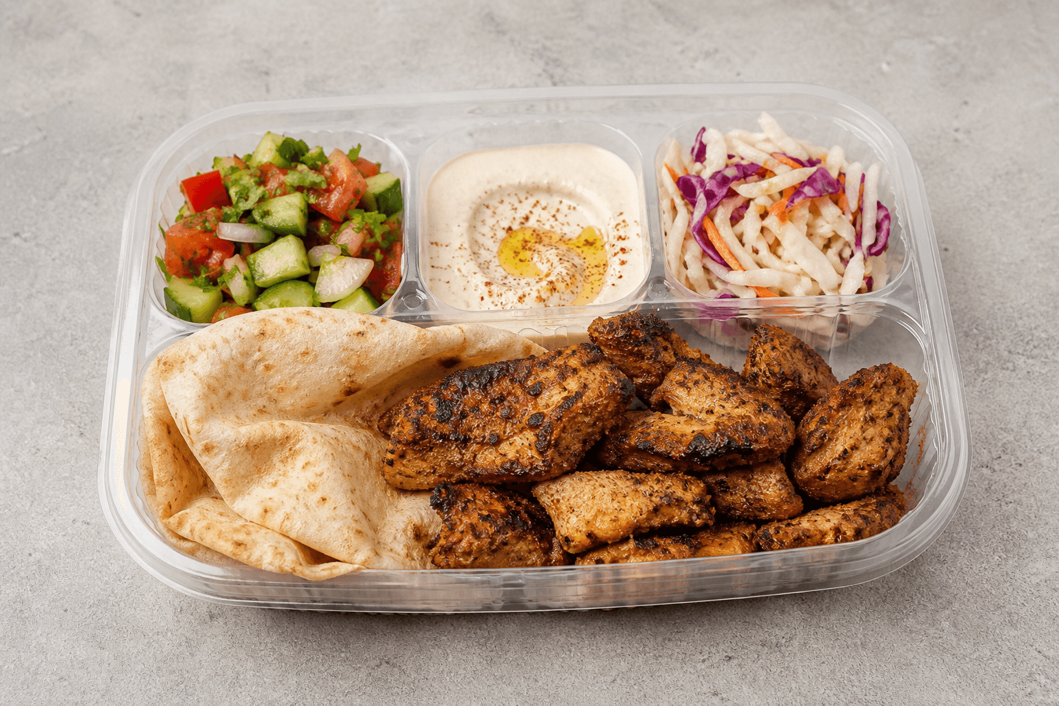 Photorealistic Levant wrap set 011 P08 food image by VDAMO