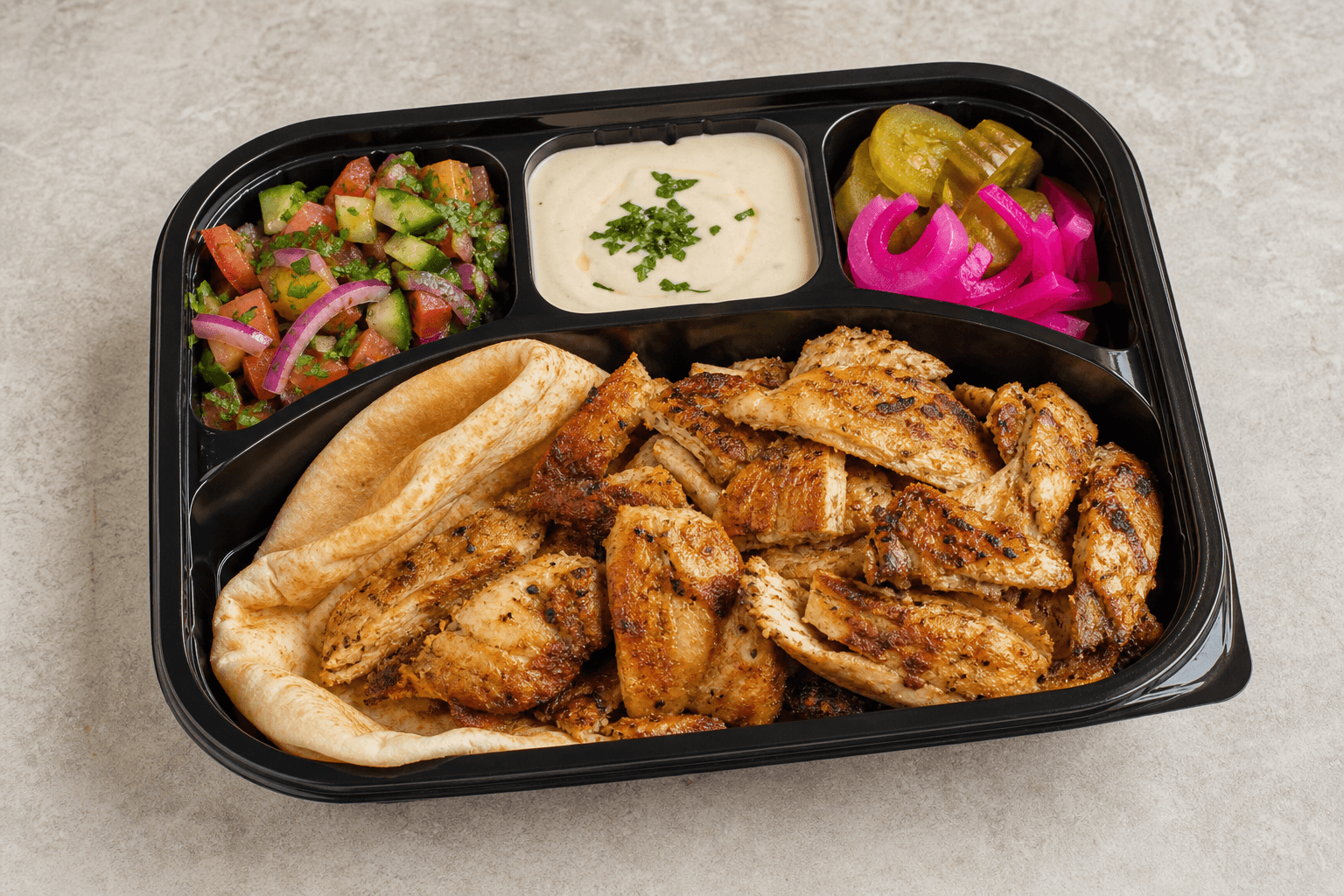 Photorealistic Levant wrap set 081 P08 food image by VDAMO