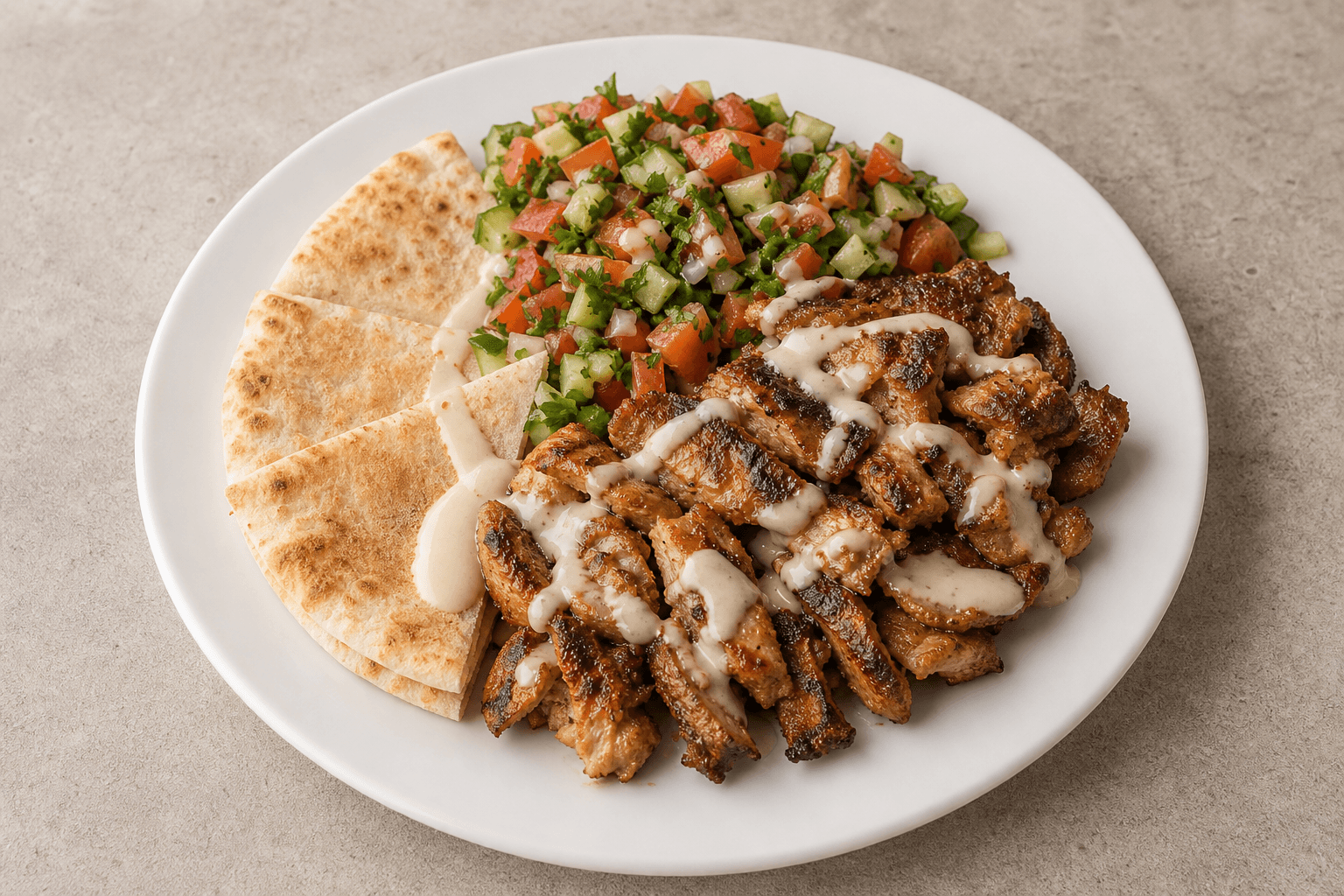 Photorealistic Levant wrap set 131 P01 food image by VDAMO