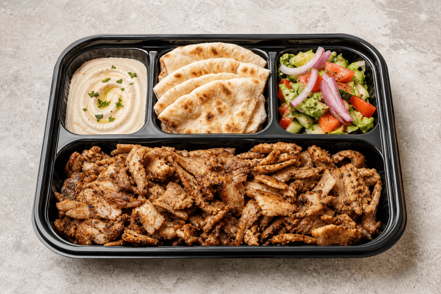 Photorealistic Levant wrap set 131 P08 food image by VDAMO