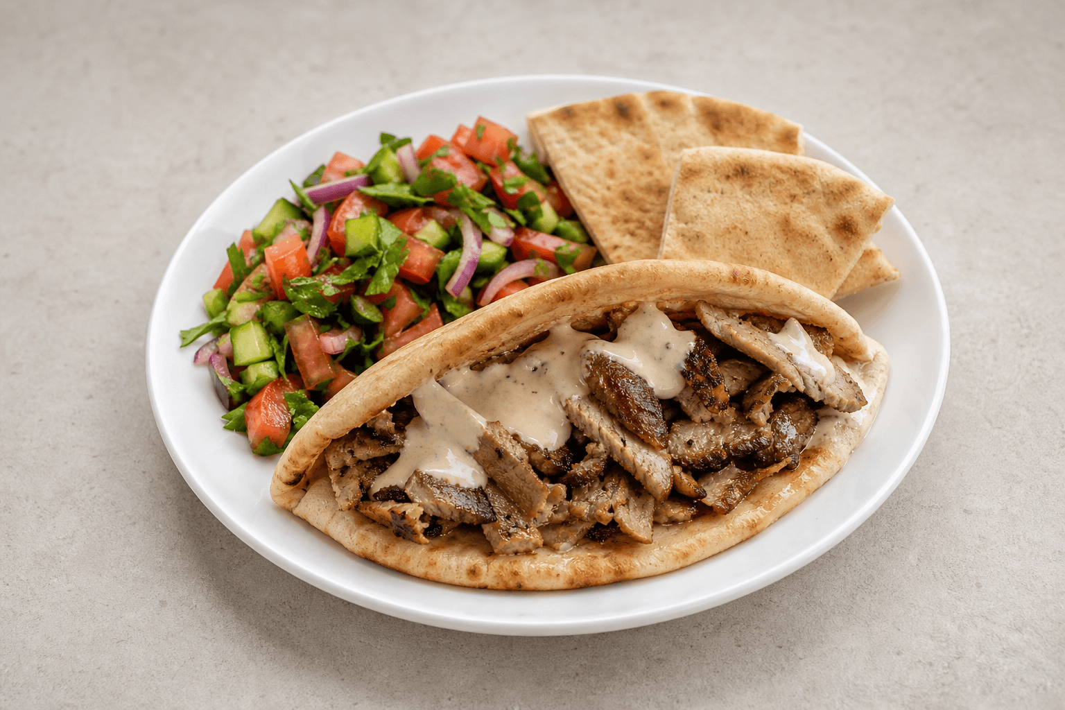 Photorealistic Levant wrap set 141 P09 food image by VDAMO
