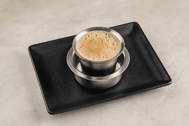 Photorealistic South Indian filter coffee menu-main p02 food image by VDAMO