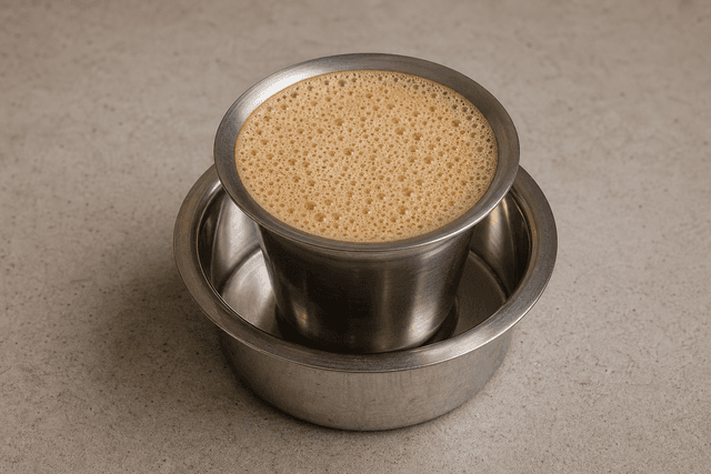 Photorealistic South Indian filter coffee menu-main p05 food image by VDAMO