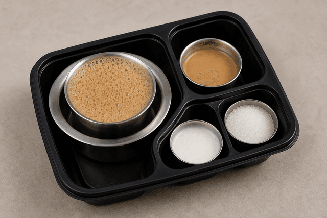 Photorealistic South Indian filter coffee menu-main p08 food image by VDAMO