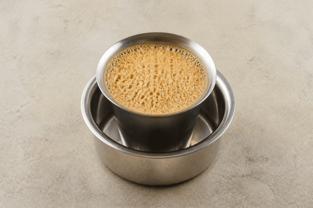 Photorealistic South Indian filter coffee menu-main p09 food image by VDAMO
