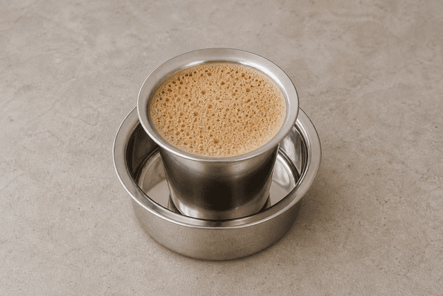 Photorealistic South Indian filter coffee menu-main p10 food image by VDAMO