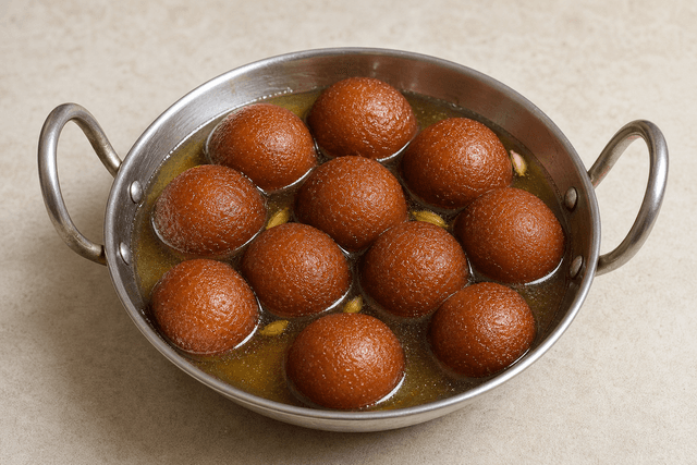 Photorealistic Gulab jamun menu-main p05 food image by VDAMO