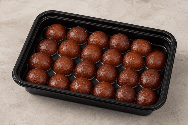 Photorealistic Gulab jamun menu-main p06 food image by VDAMO