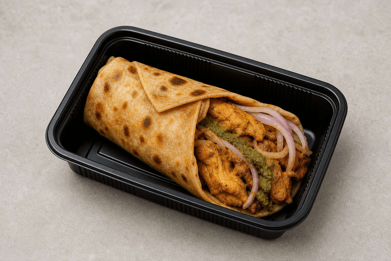 Photorealistic Kathi roll style 007 P06 food image by VDAMO