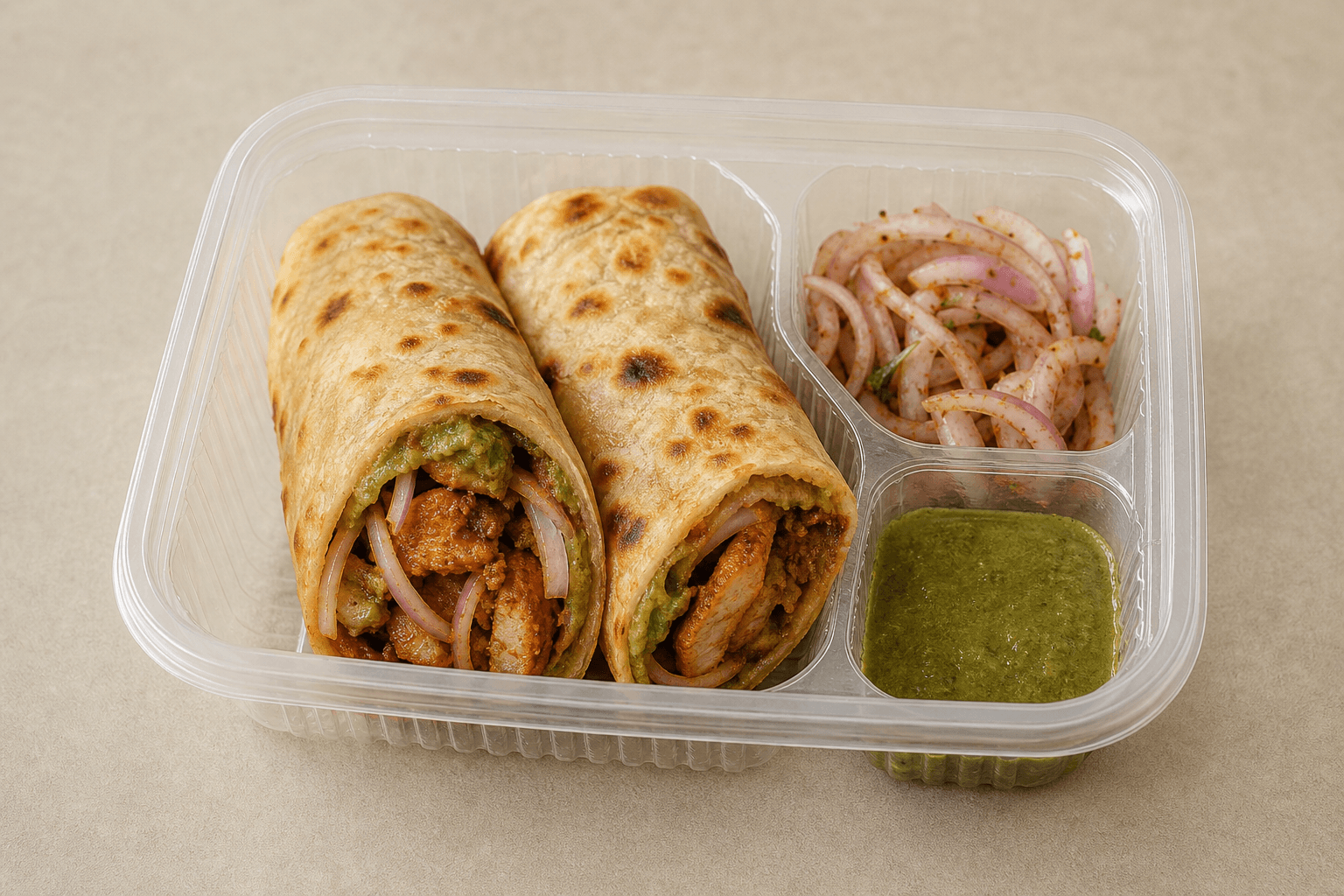 Photorealistic Kathi roll style 007 P07 food image by VDAMO