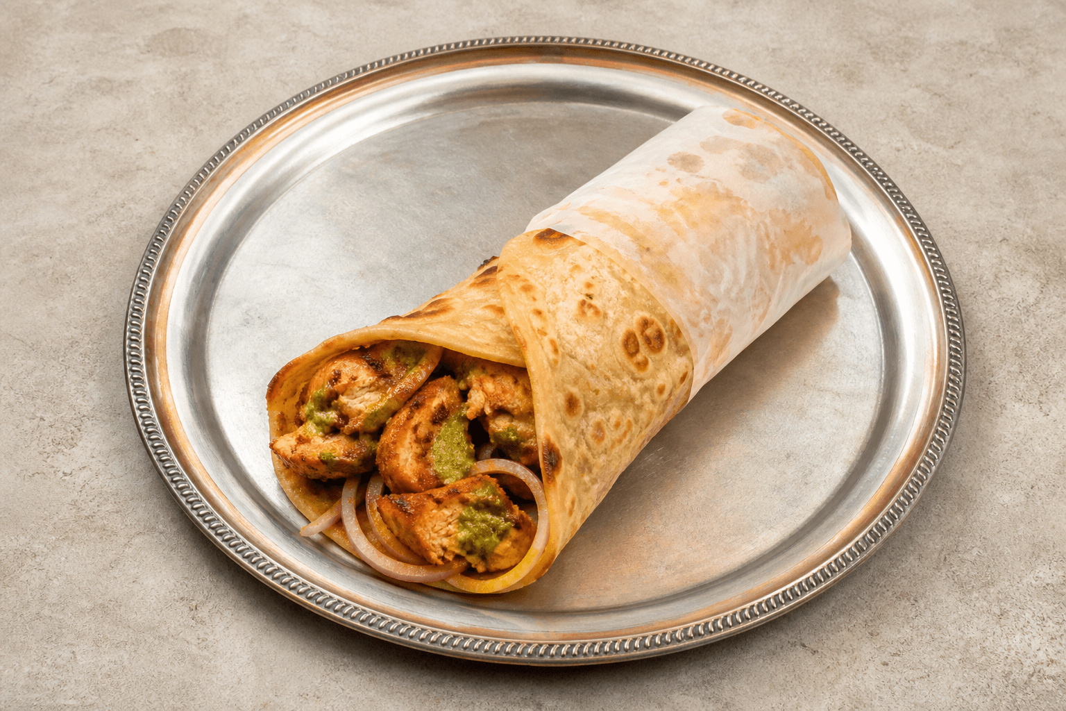 Photorealistic Kathi roll style 007 P10 food image by VDAMO