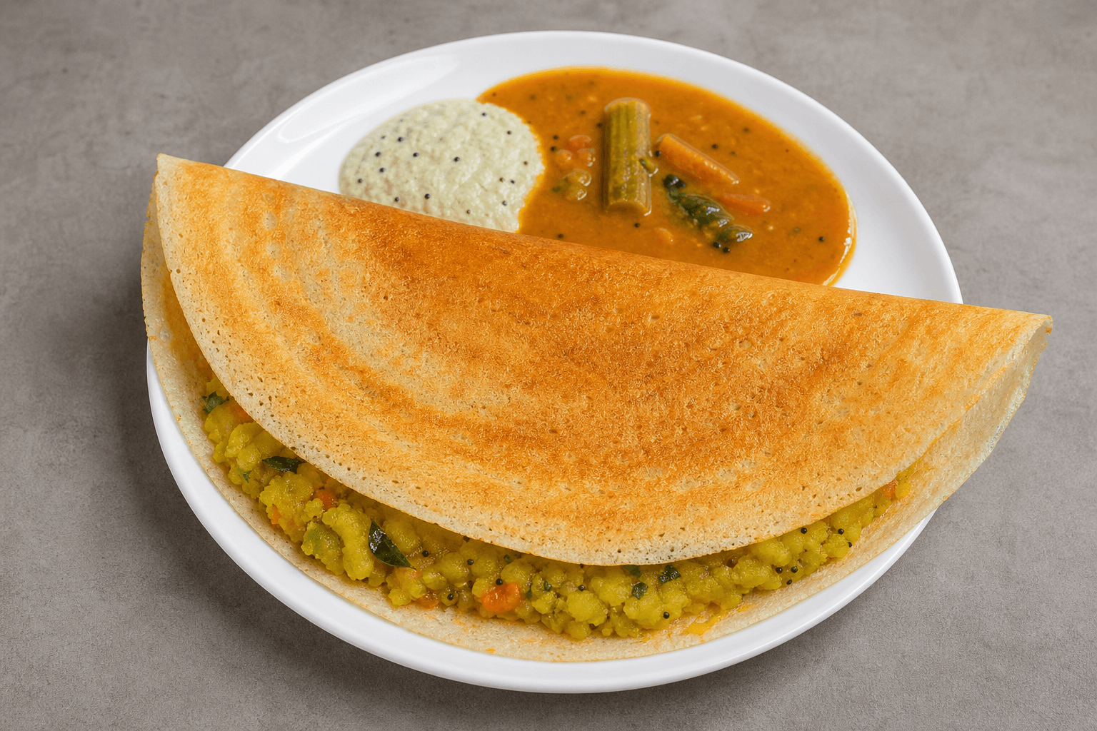 Photorealistic Masala dosa P09 food image by VDAMO