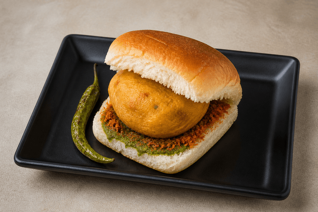 Photorealistic Vada pav menu-main p02 food image by VDAMO