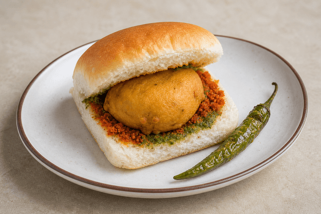 Photorealistic Vada pav menu-main p03 food image by VDAMO