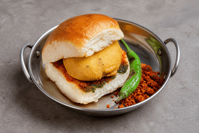 Photorealistic Vada pav menu-main p05 food image by VDAMO