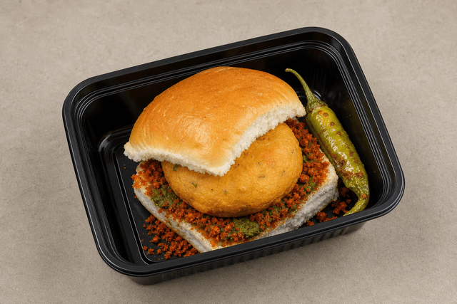 Photorealistic Vada pav menu-main p06 food image by VDAMO
