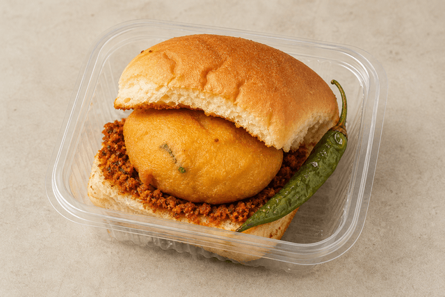 Photorealistic Vada pav menu-main p07 food image by VDAMO