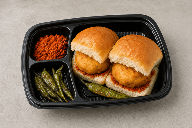 Photorealistic Vada pav menu-main p08 food image by VDAMO