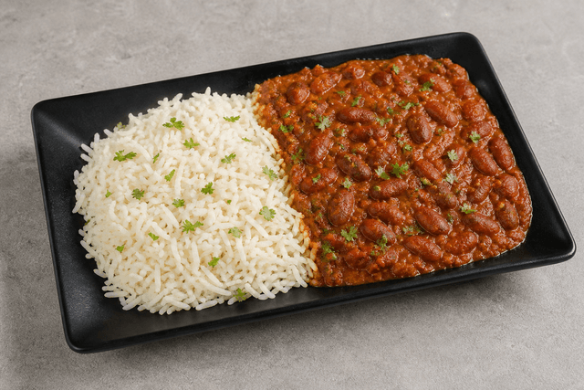 Photorealistic Rajma chawal menu-main p02 food image by VDAMO