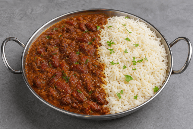 Photorealistic Rajma chawal menu-main p05 food image by VDAMO