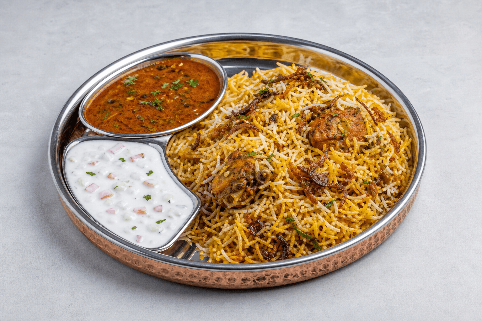 Photorealistic Biryani combo menu-main p02 food image by VDAMO