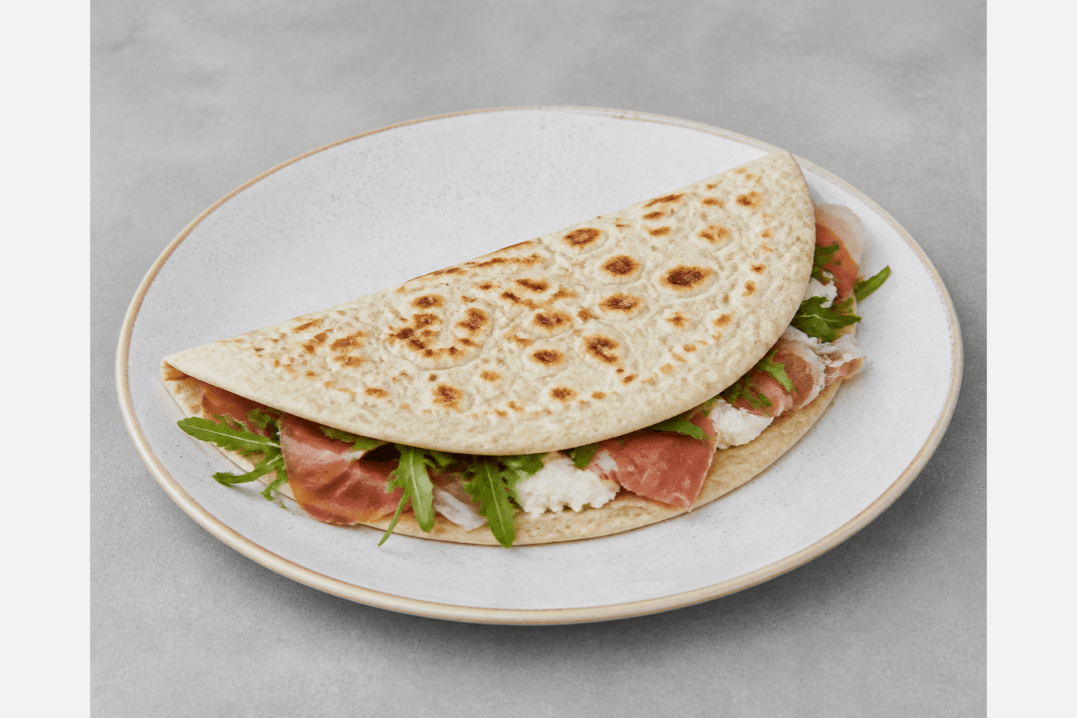 Photorealistic Piadina romagnola menu-main p03 food image by VDAMO