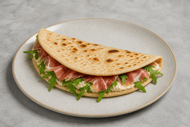 Photorealistic Piadina romagnola menu-main p05 food image by VDAMO
