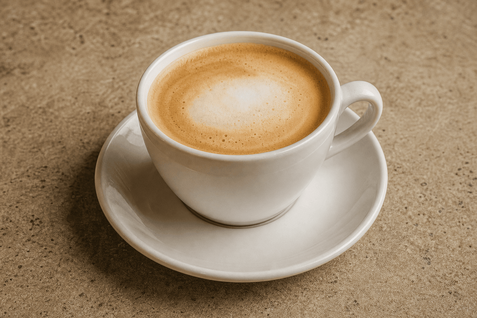 Photorealistic IT Flat white coffee coffee menu-main p05 food image by VDAMO