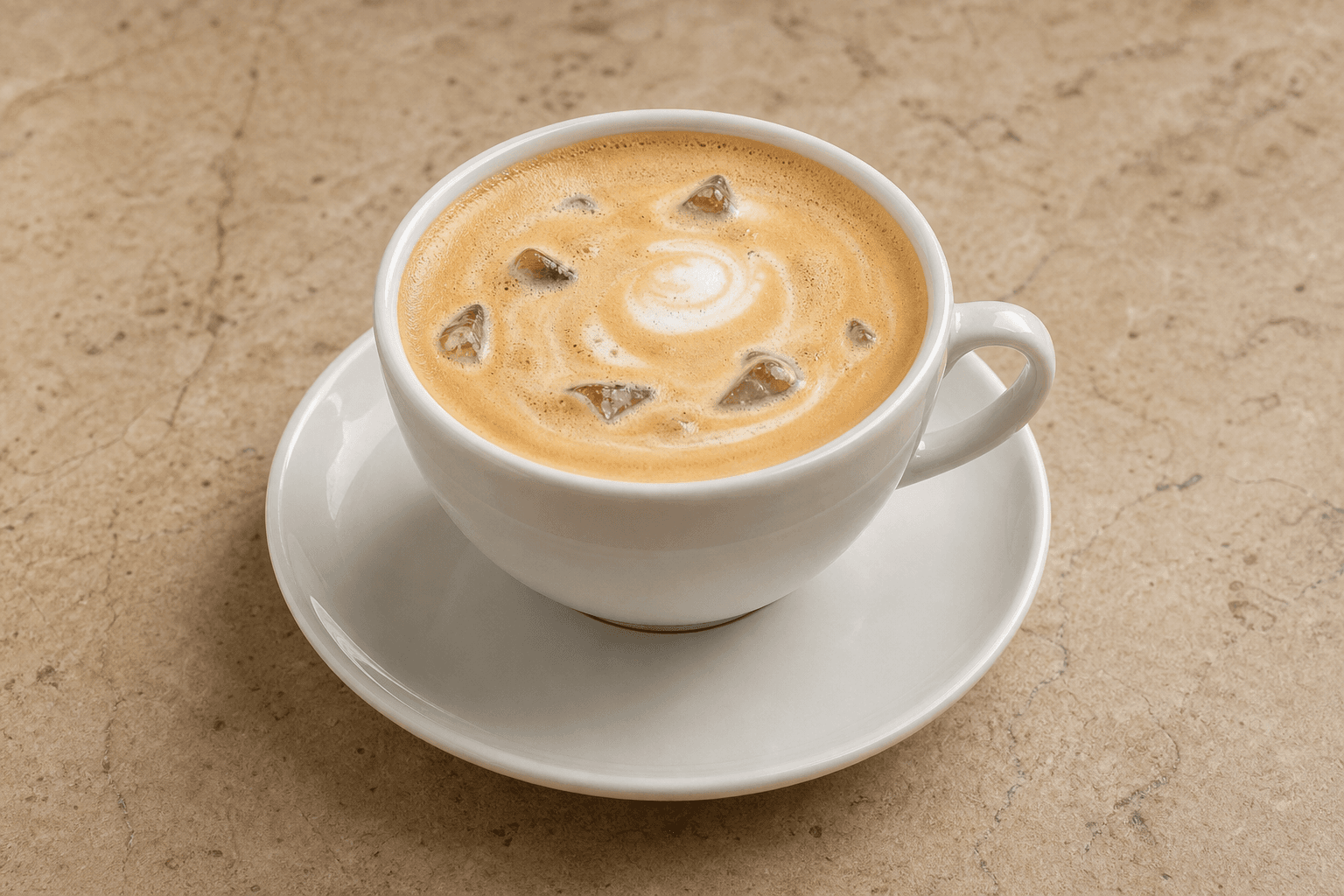 Photorealistic IT Flat white coffee coffee menu-main p09 food image by VDAMO
