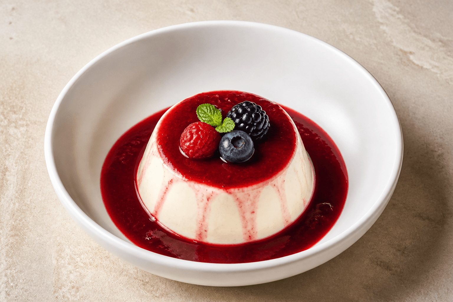 VDAMO 음식 이미지: Panna cotta menu-main p04
