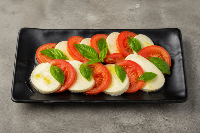 Photorealistic Caprese salad menu-main p02 food image by VDAMO