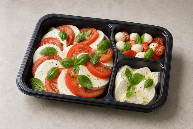 Photorealistic Caprese salad menu-main p08 food image by VDAMO