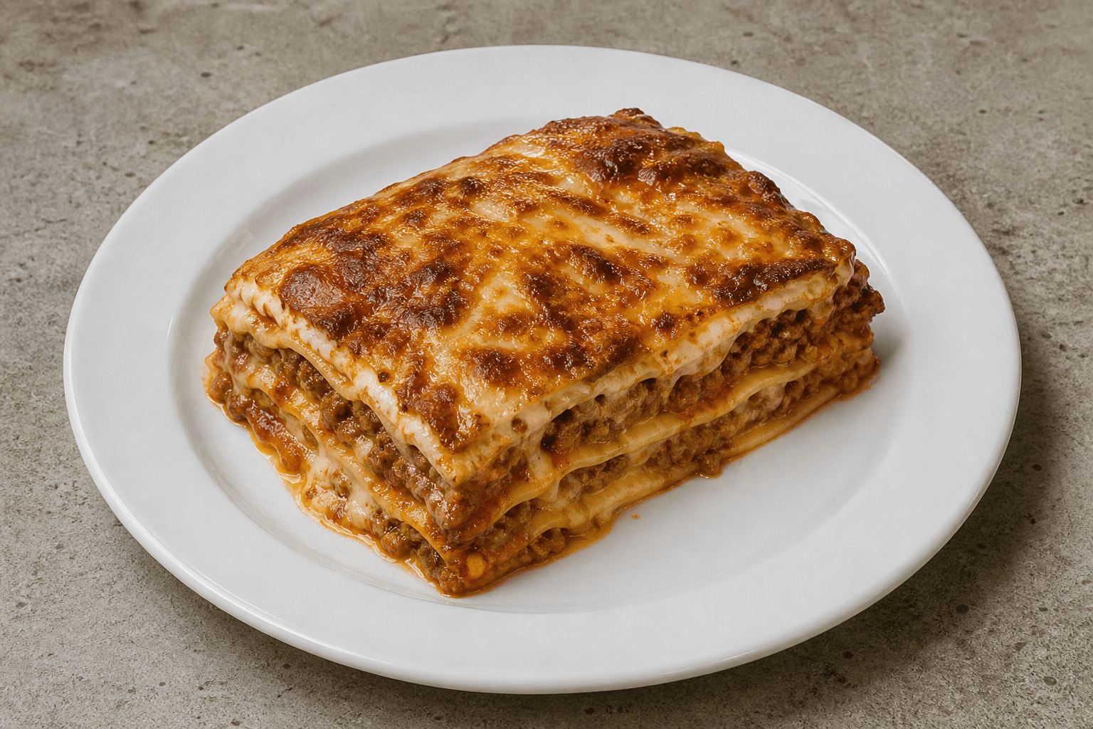 Photorealistic Lasagna bolognese P01 food image by VDAMO