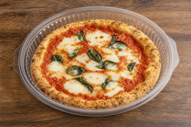 Photorealistic Margherita pizza menu-main p07 food image by VDAMO