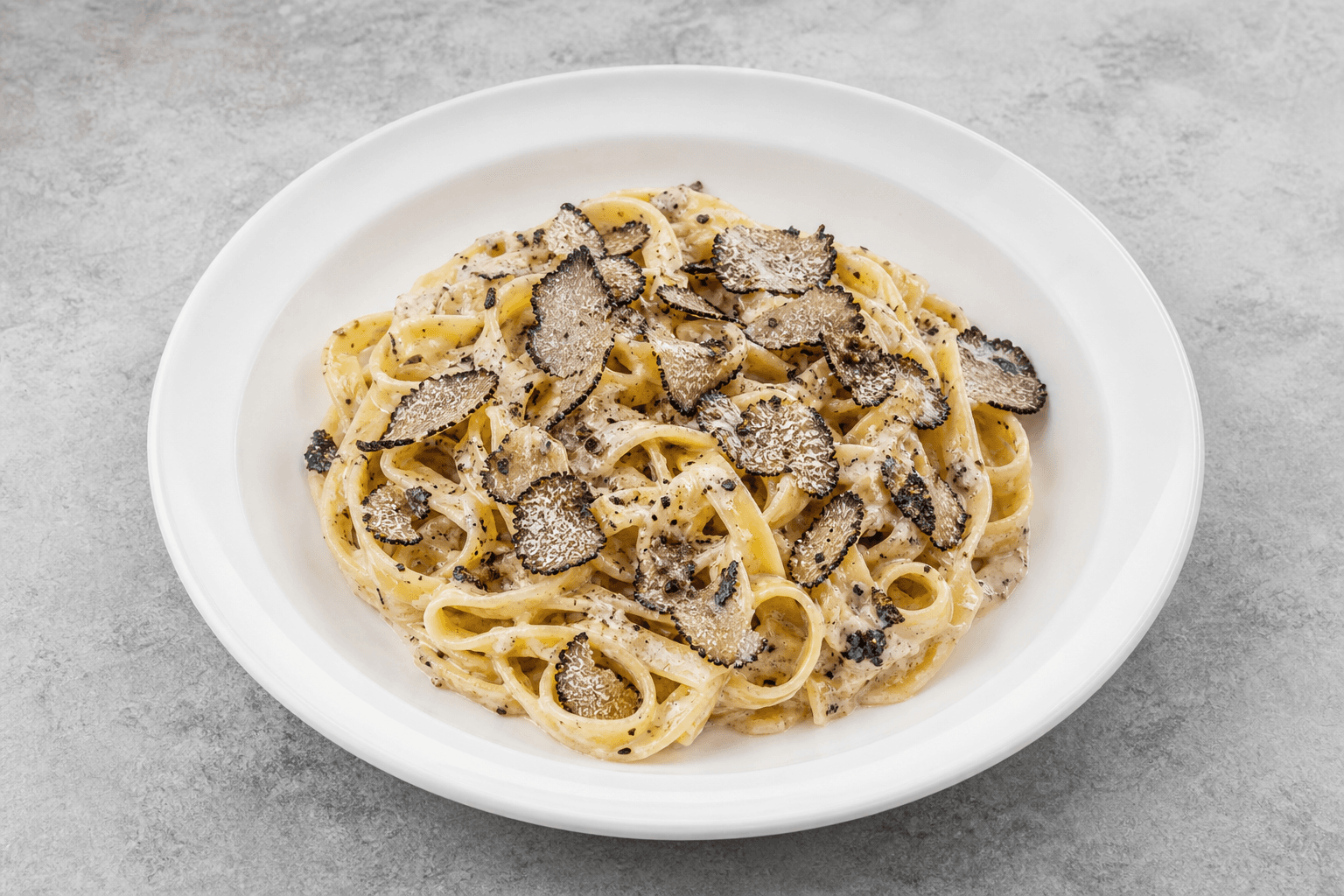 Photorealistic Truffle pasta menu-main p02 food image by VDAMO
