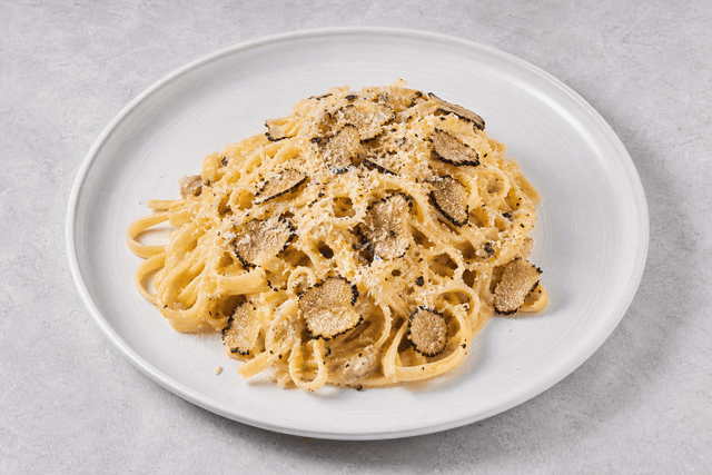 Photorealistic Truffle pasta menu-main p05 food image by VDAMO