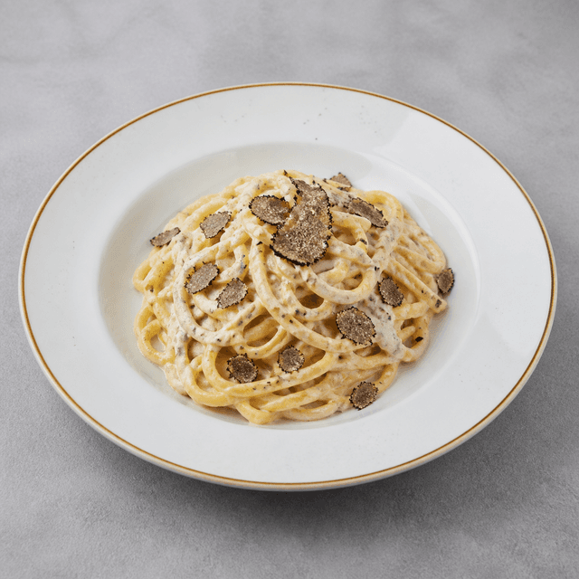 Photorealistic Truffle pasta menu-main p06 food image by VDAMO