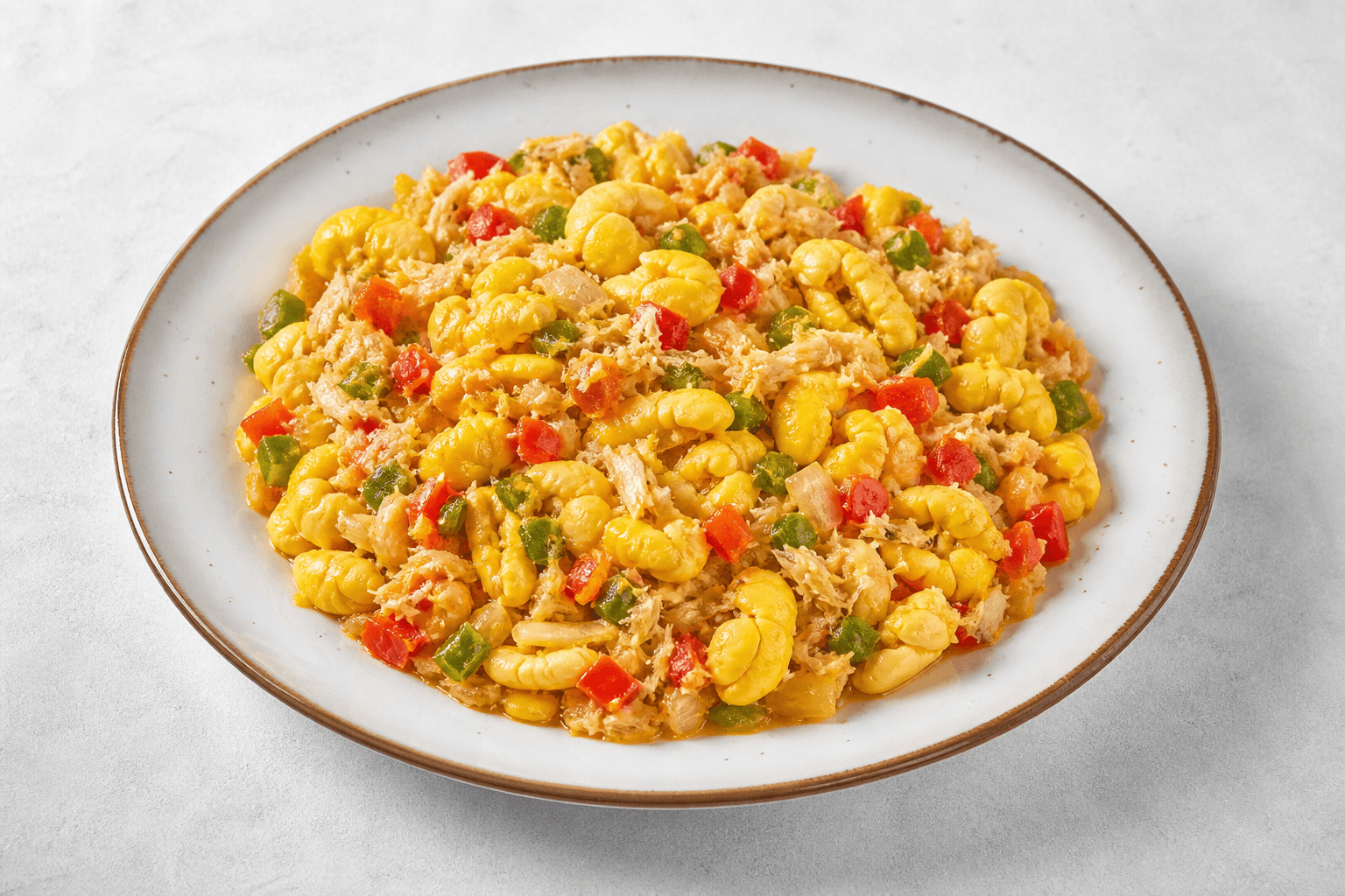 Photorealistic Ackee and saltfish menu-main p08 food image by VDAMO